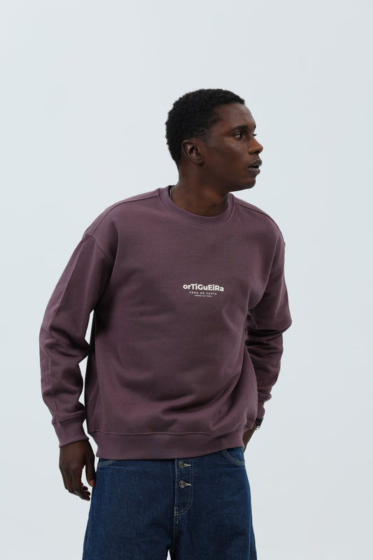 SUDADERA BERENJENA/CREMA "ORTIGUEIRA" – foto 3