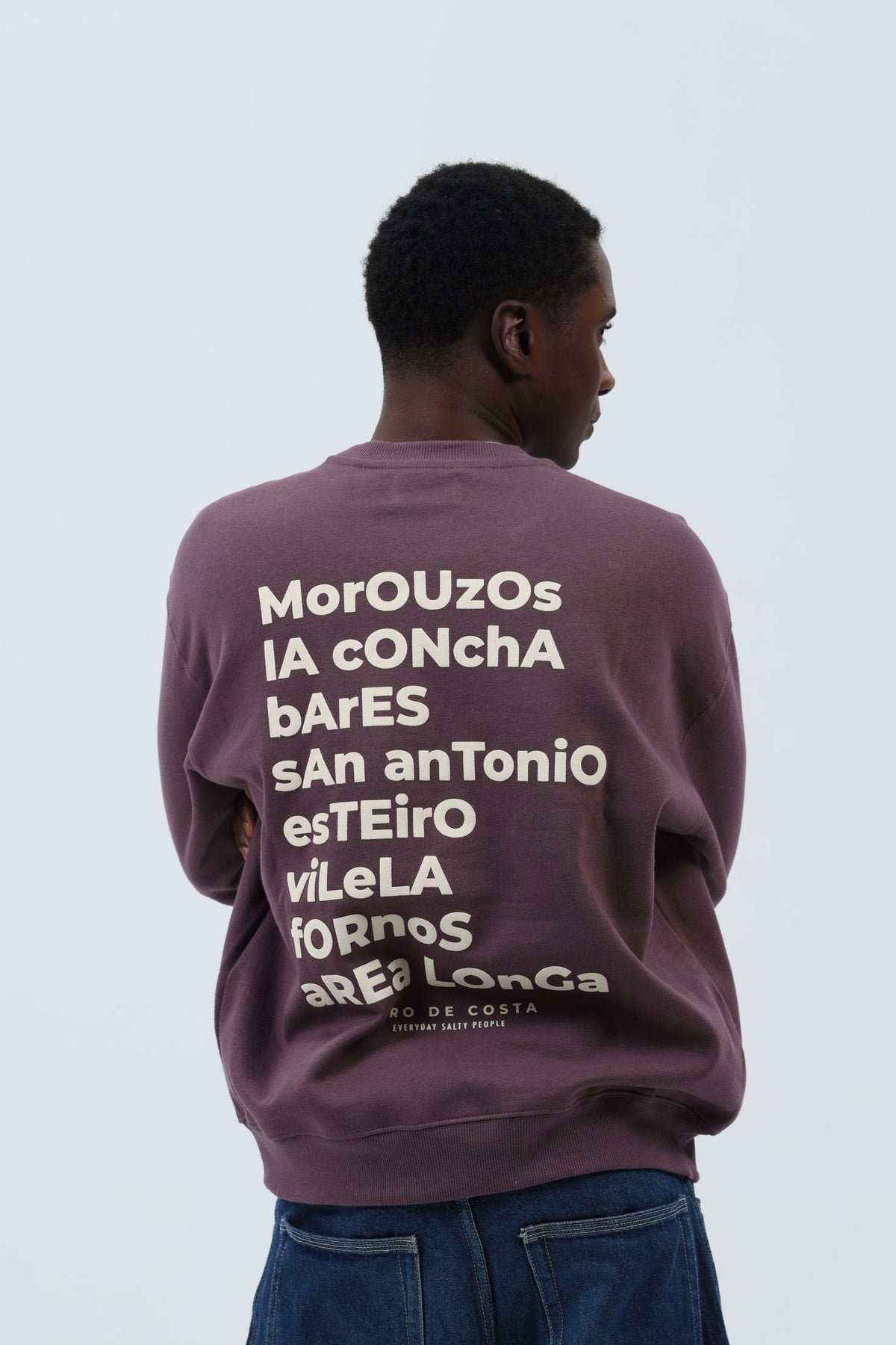 SUDADERA BERENJENA/CREMA "ORTIGUEIRA" – foto 6