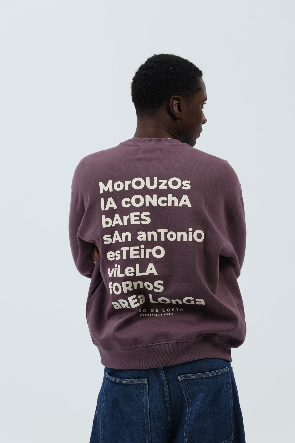 SUDADERA BERENJENA/CREMA "ORTIGUEIRA" – foto 6