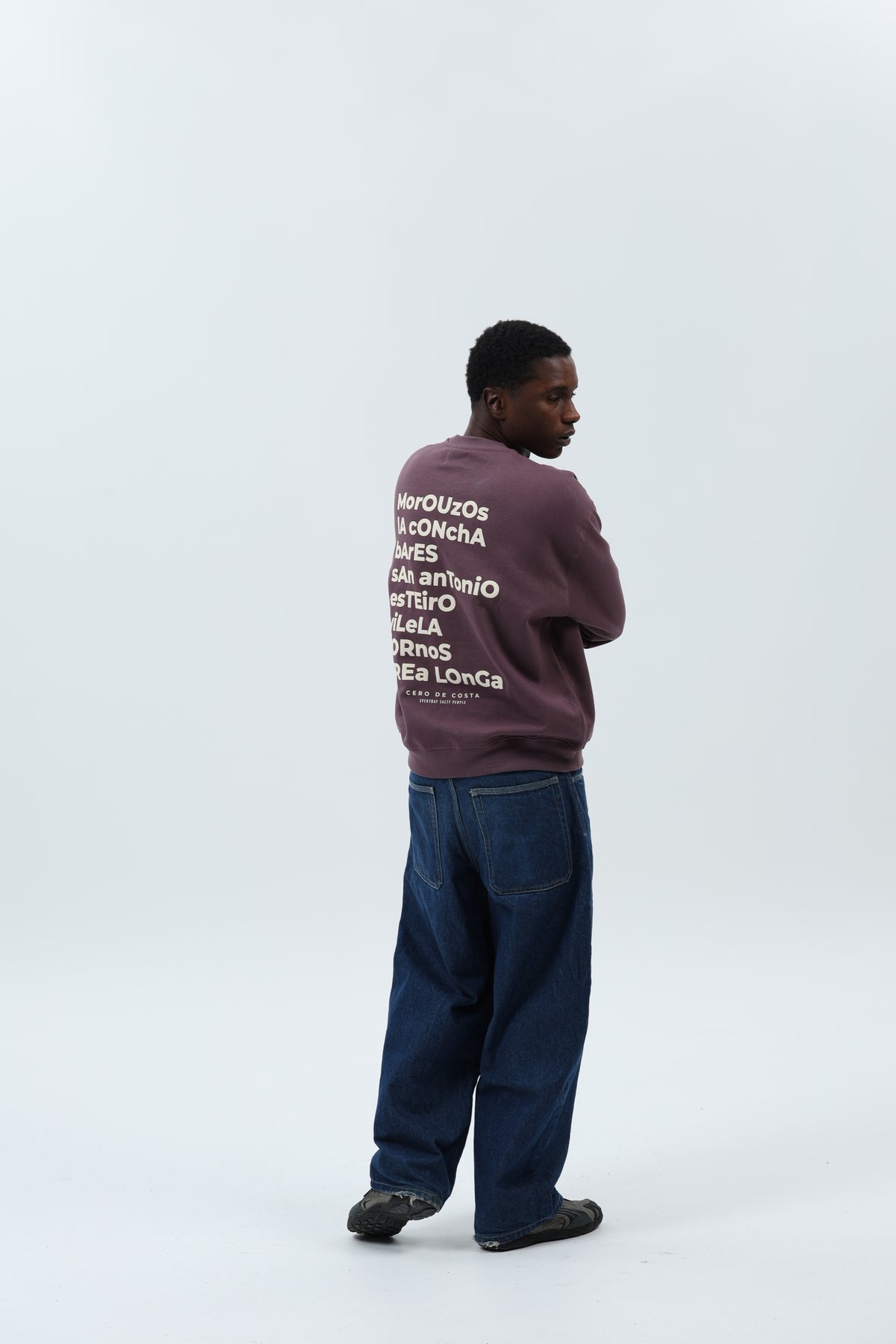 SUDADERA BERENJENA/CREMA "ORTIGUEIRA" – foto 7