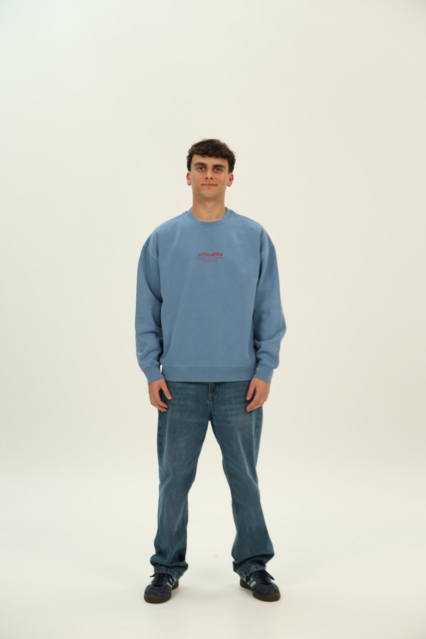 SUDADERA AZUL-D/GRANATE "ORTIGUEIRA"