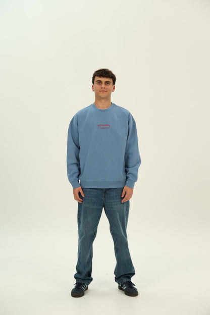 SUDADERA AZUL-D/GRANATE "ORTIGUEIRA"