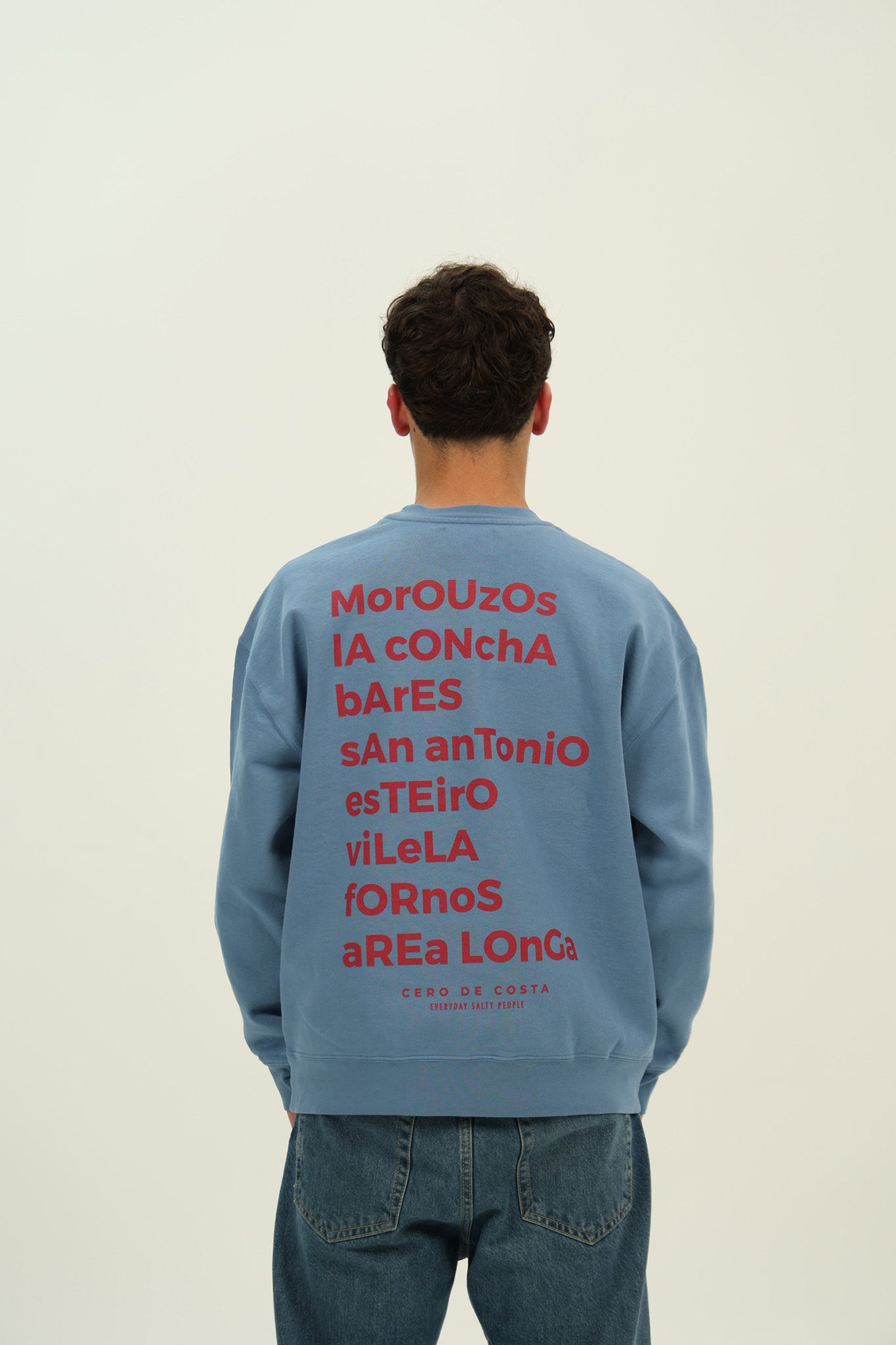 SUDADERA AZUL-D/GRANATE "ORTIGUEIRA"