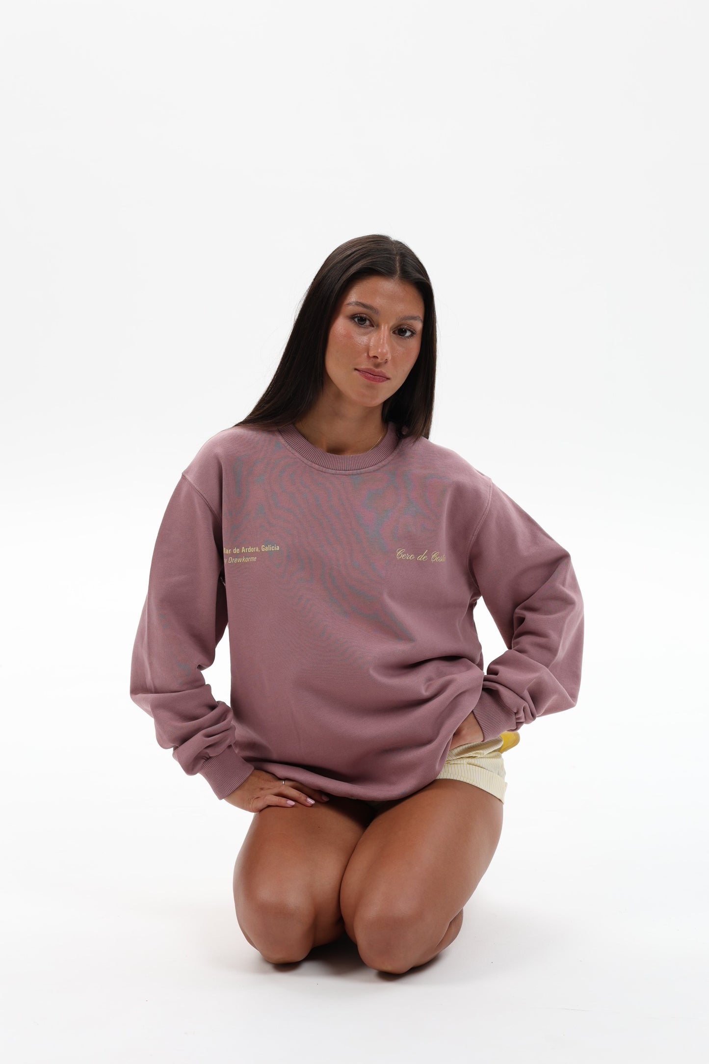 SUDADERA KAFFA/BEIGE "MAR DE ARDORA" BY DREWKORME