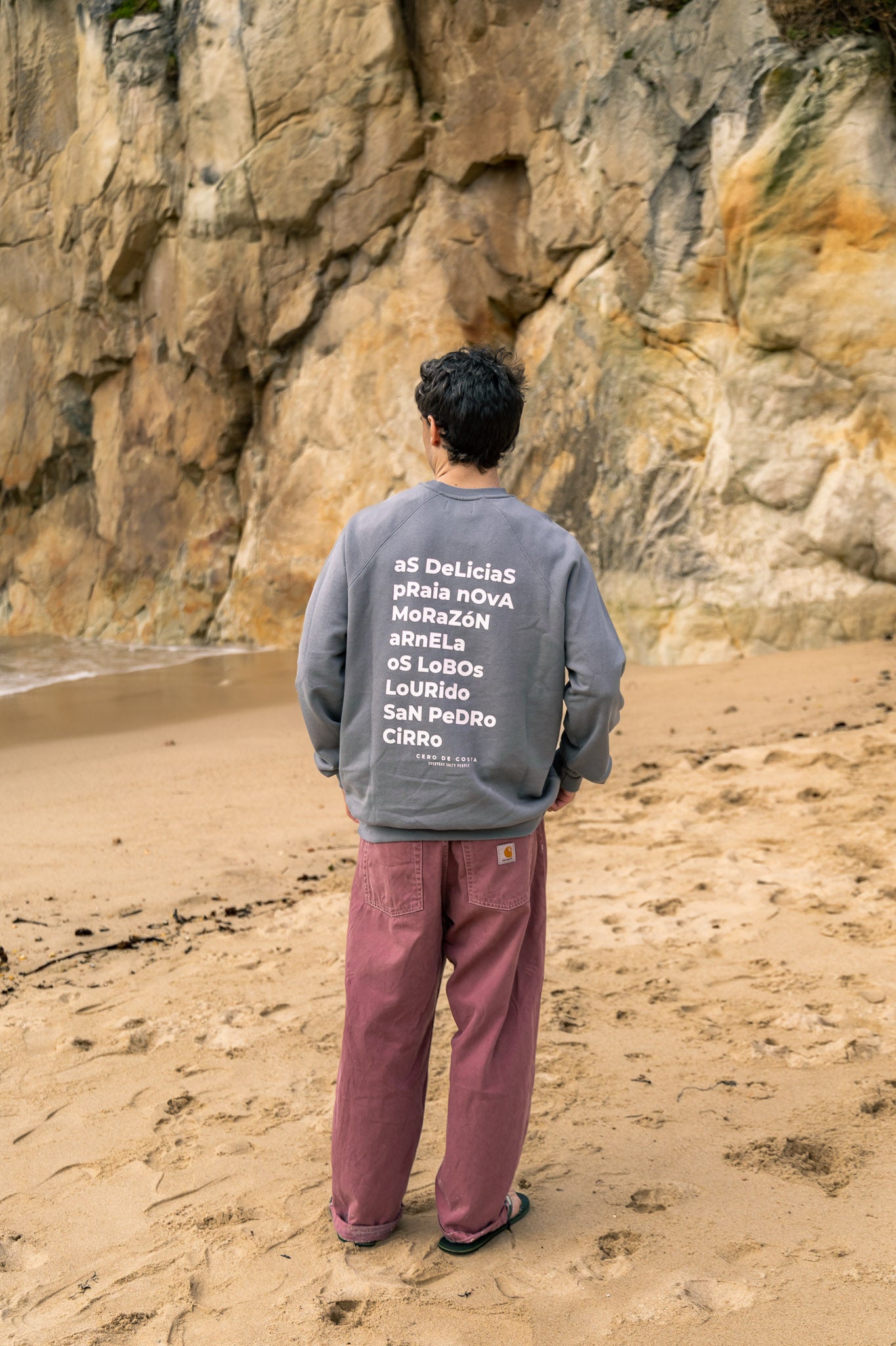 GREY/PINK "SADA" SWEATSHIRT