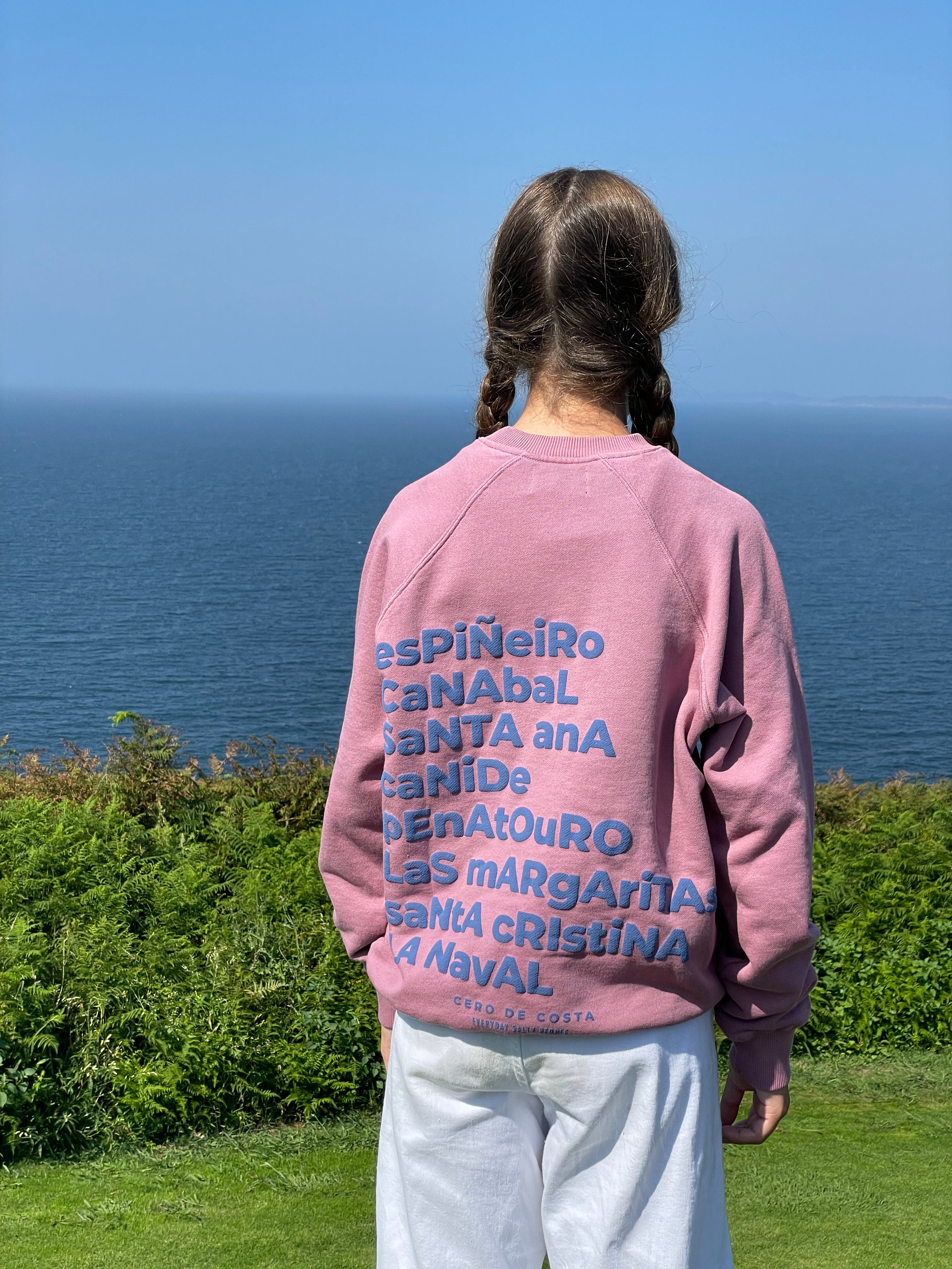 SUDADERA MERA ROSA/AZUL