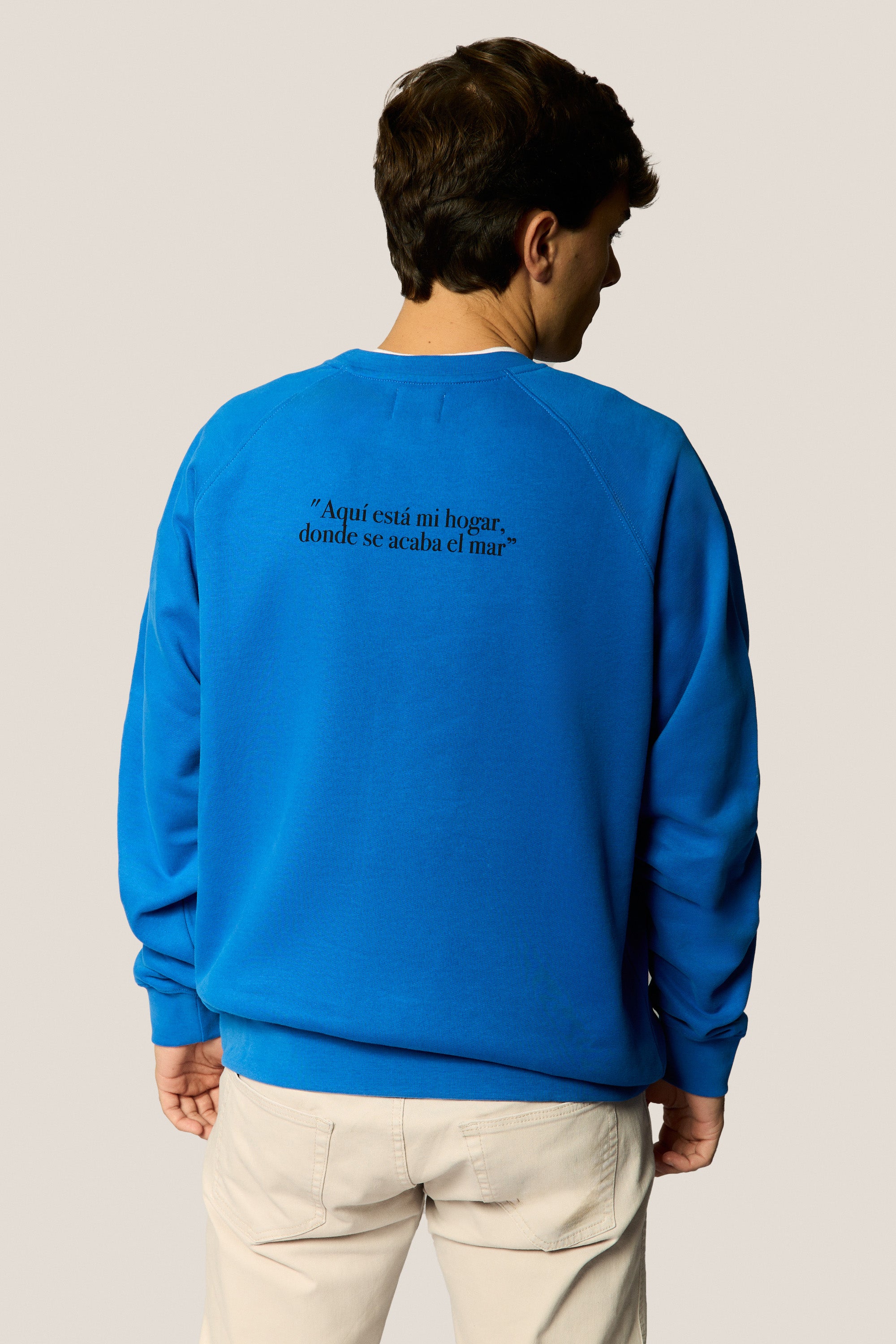 SUDADERA AZUL/NEGRO "LOS LIMONES"