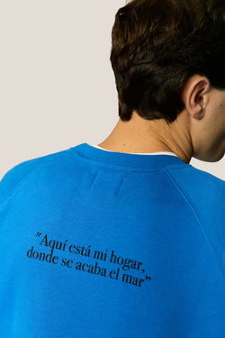 SUDADERA AZUL/NEGRO "LOS LIMONES"