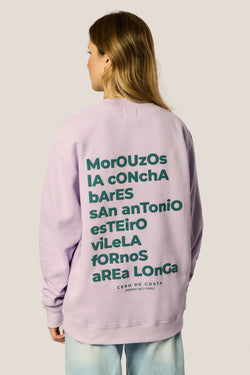 SUDADERA LILA/AZUL "ORTIGUEIRA"