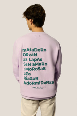 SUDADERA LILA/AZUL "LA CORUÑA" PLAYAS CIUDAD