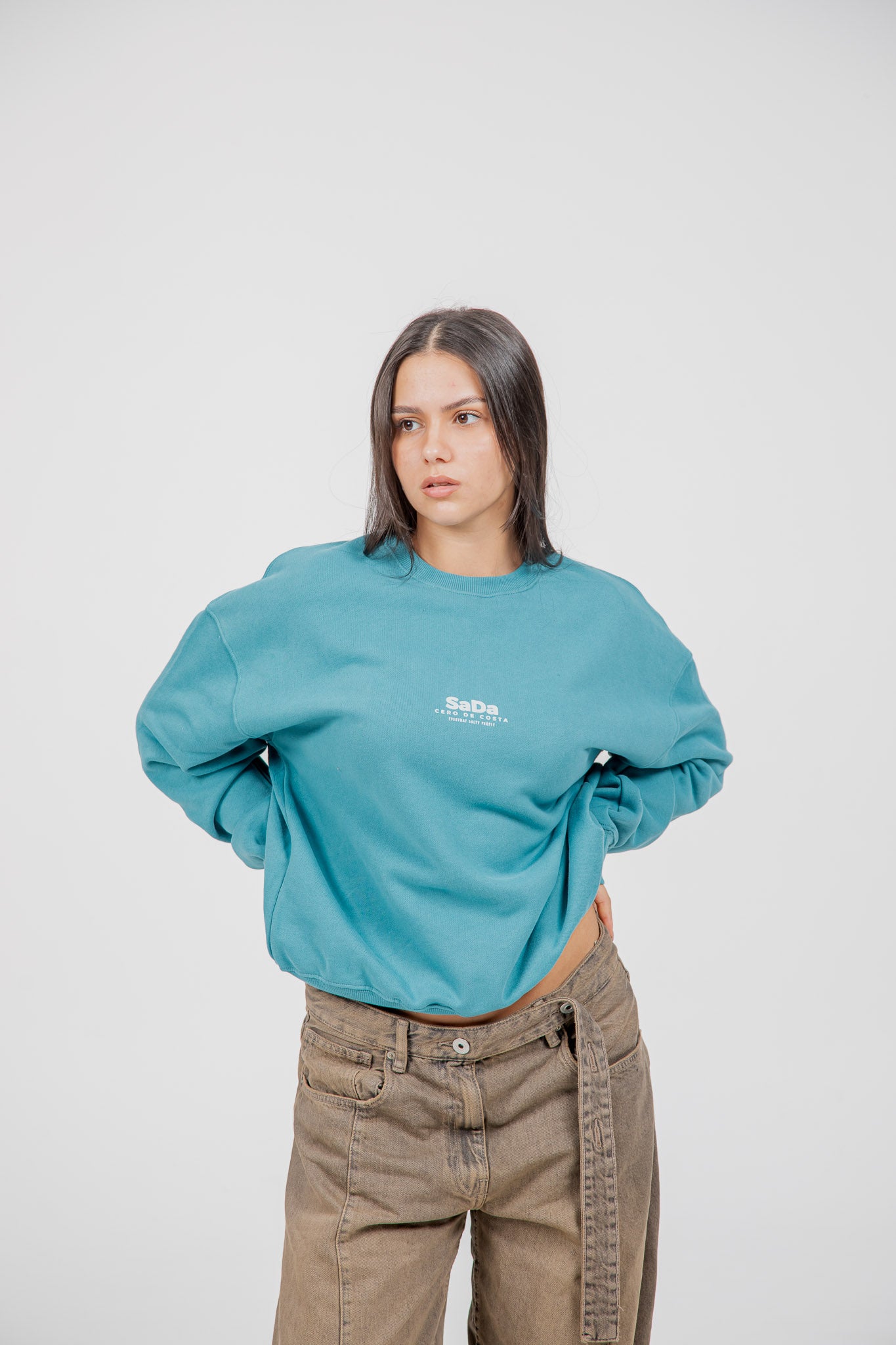 SUDADERA AZUL/CELESTE "SADA"