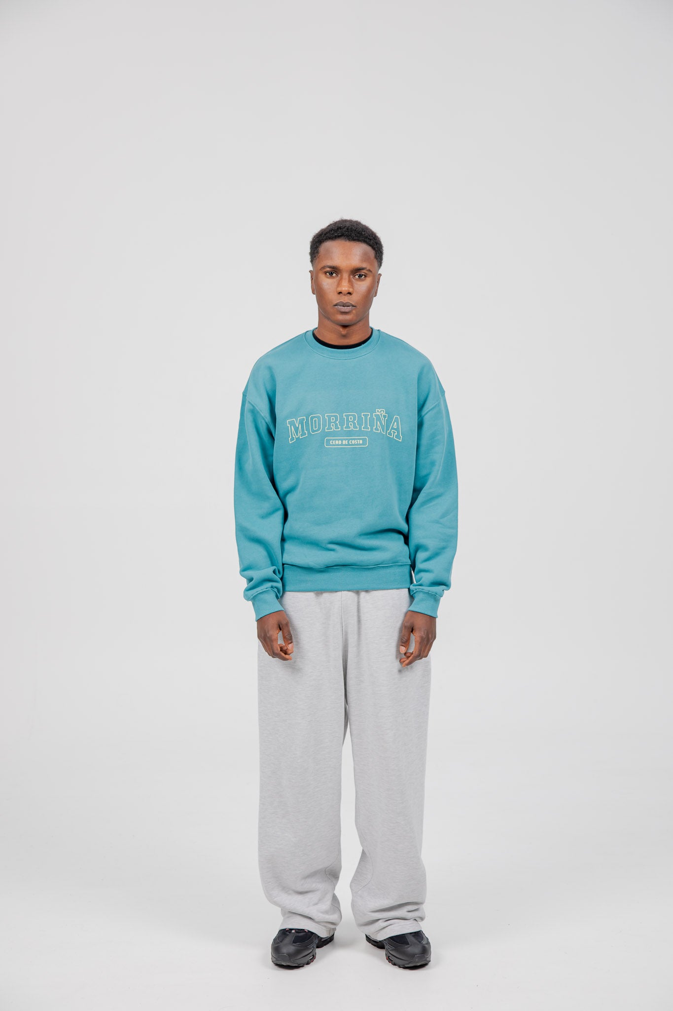 SUDADERA AZUL/BEIGE "MORRIÑA"