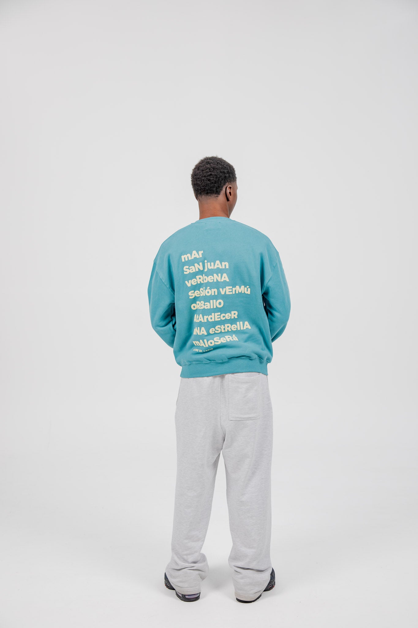 SUDADERA AZUL/BEIGE "MORRIÑA"