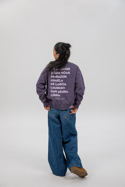 SUDADERA MORADO/LILA "SADA"