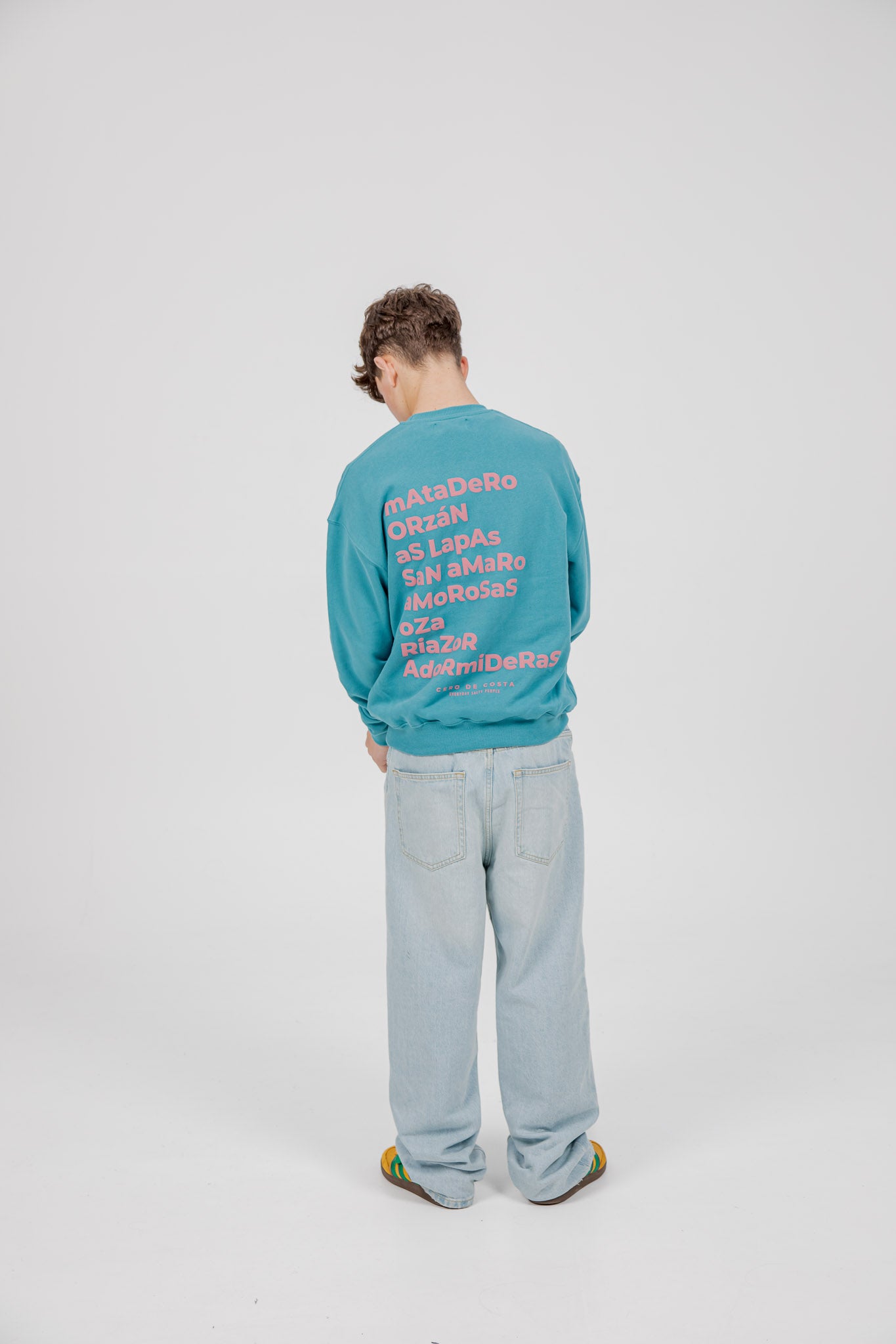 SUDADERA AZUL-P/ROSA "A CORUÑA"