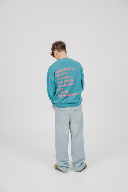SUDADERA AZUL-P/ROSA "A CORUÑA"
