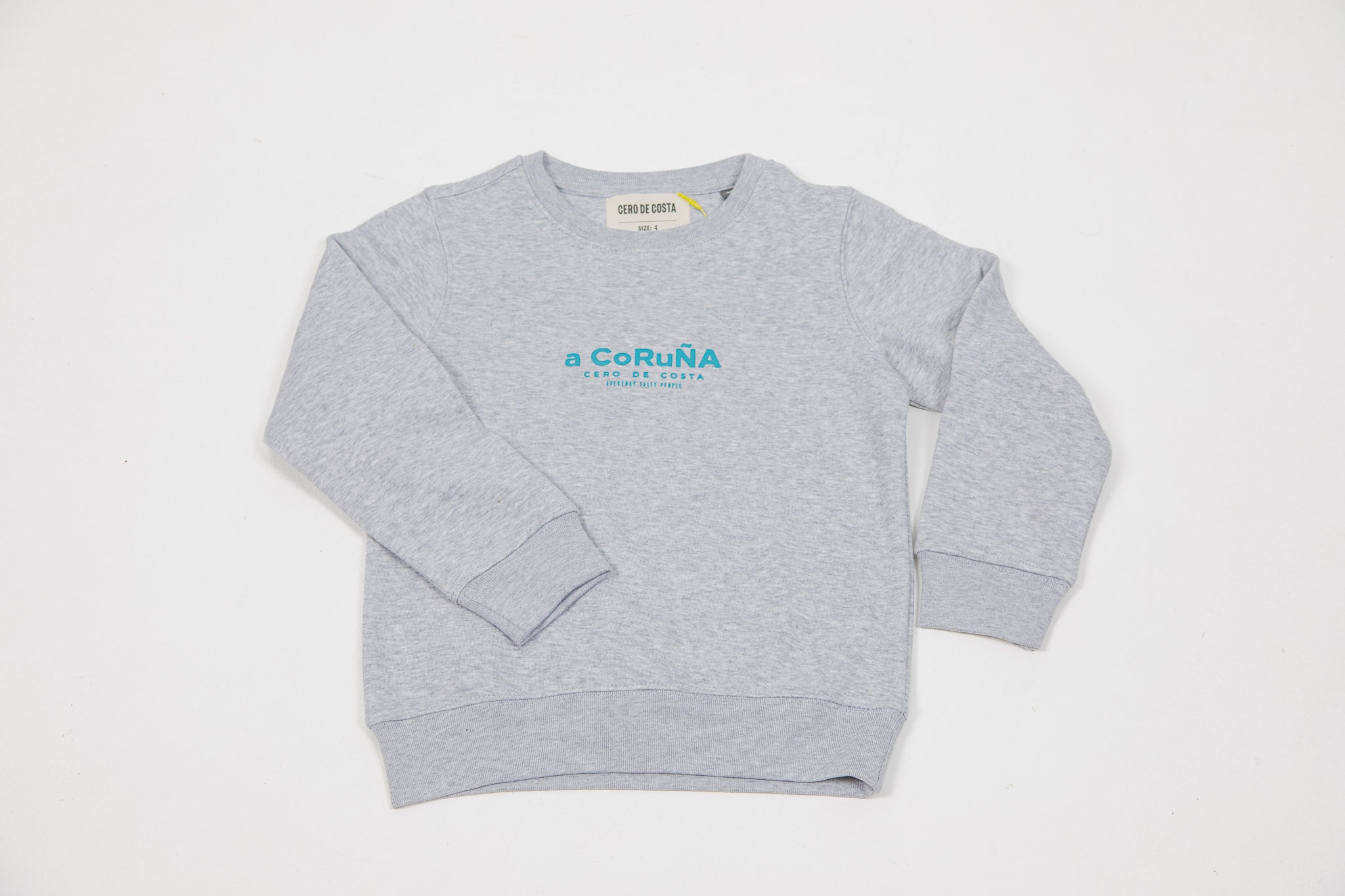 SUDADERA A CORUÑA GRIS/AZUL KIDS