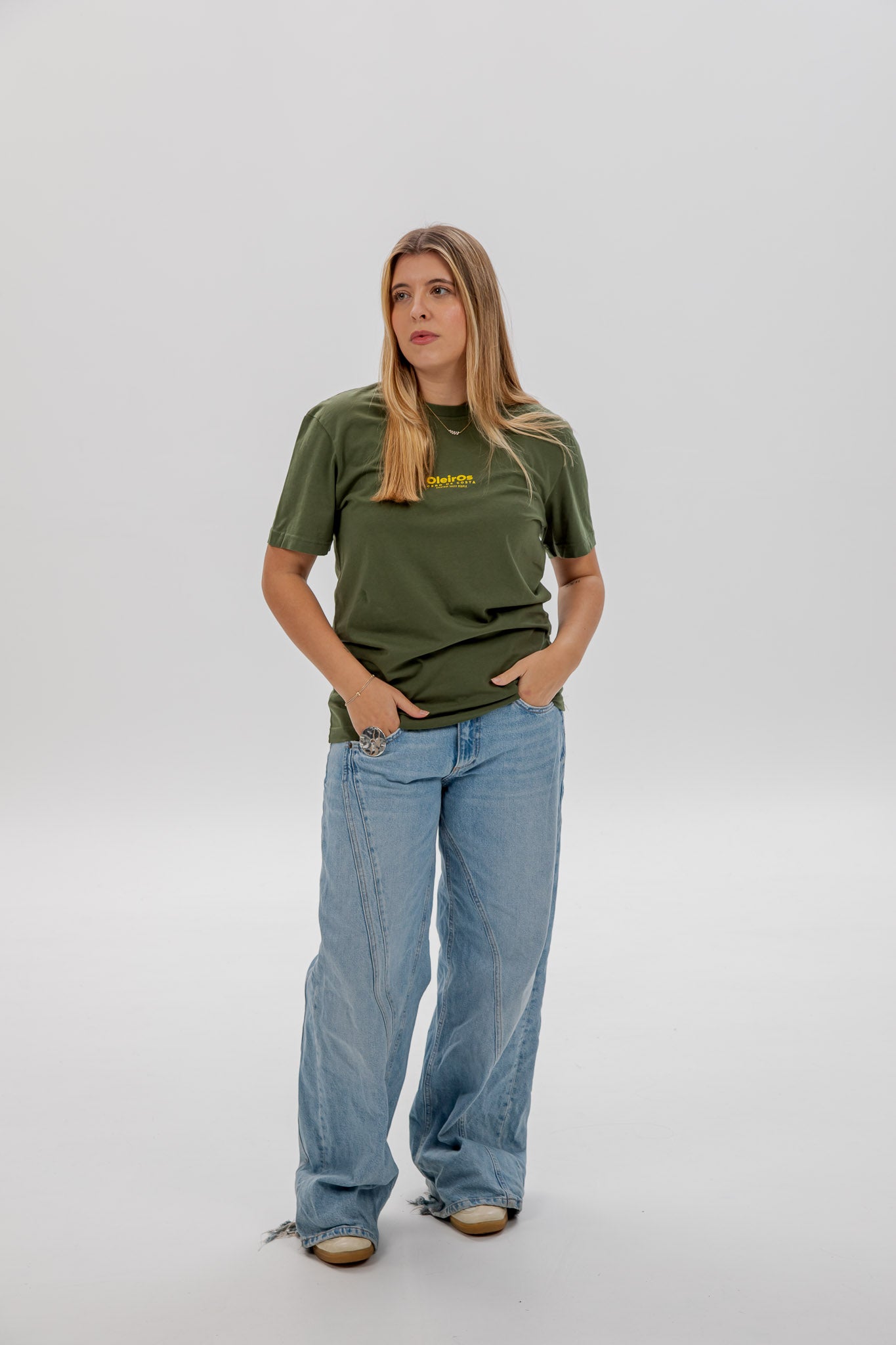 CAMISETA VERDE/AMARILLO "OLEIROS"