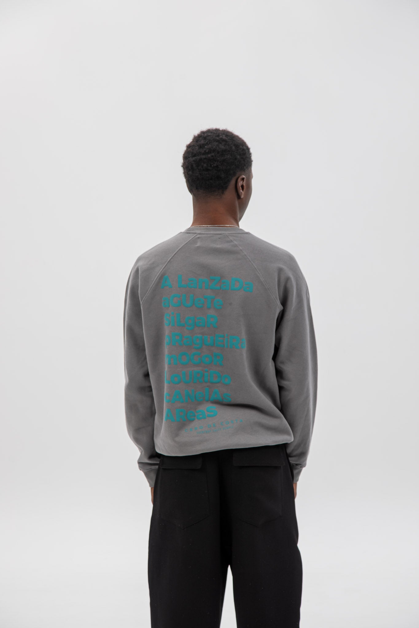 SUDADERA GRIS/AZUL "PONTEVEDRA"