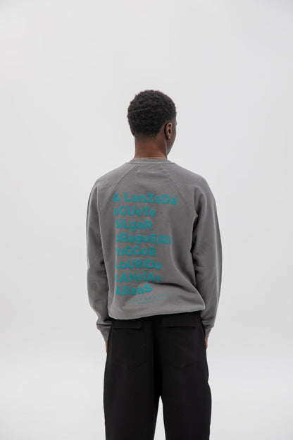 GRAY/BLUE "PONTEVEDRA" SWEATSHIRT