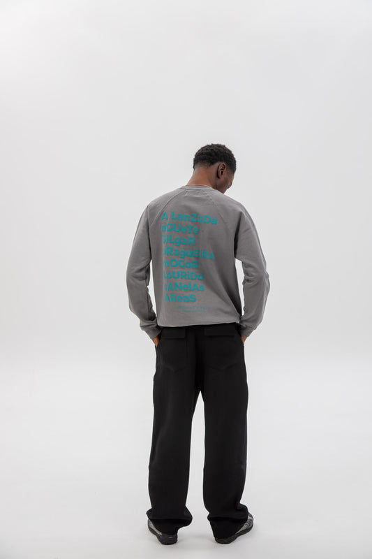 GRAY/BLUE "PONTEVEDRA" SWEATSHIRT