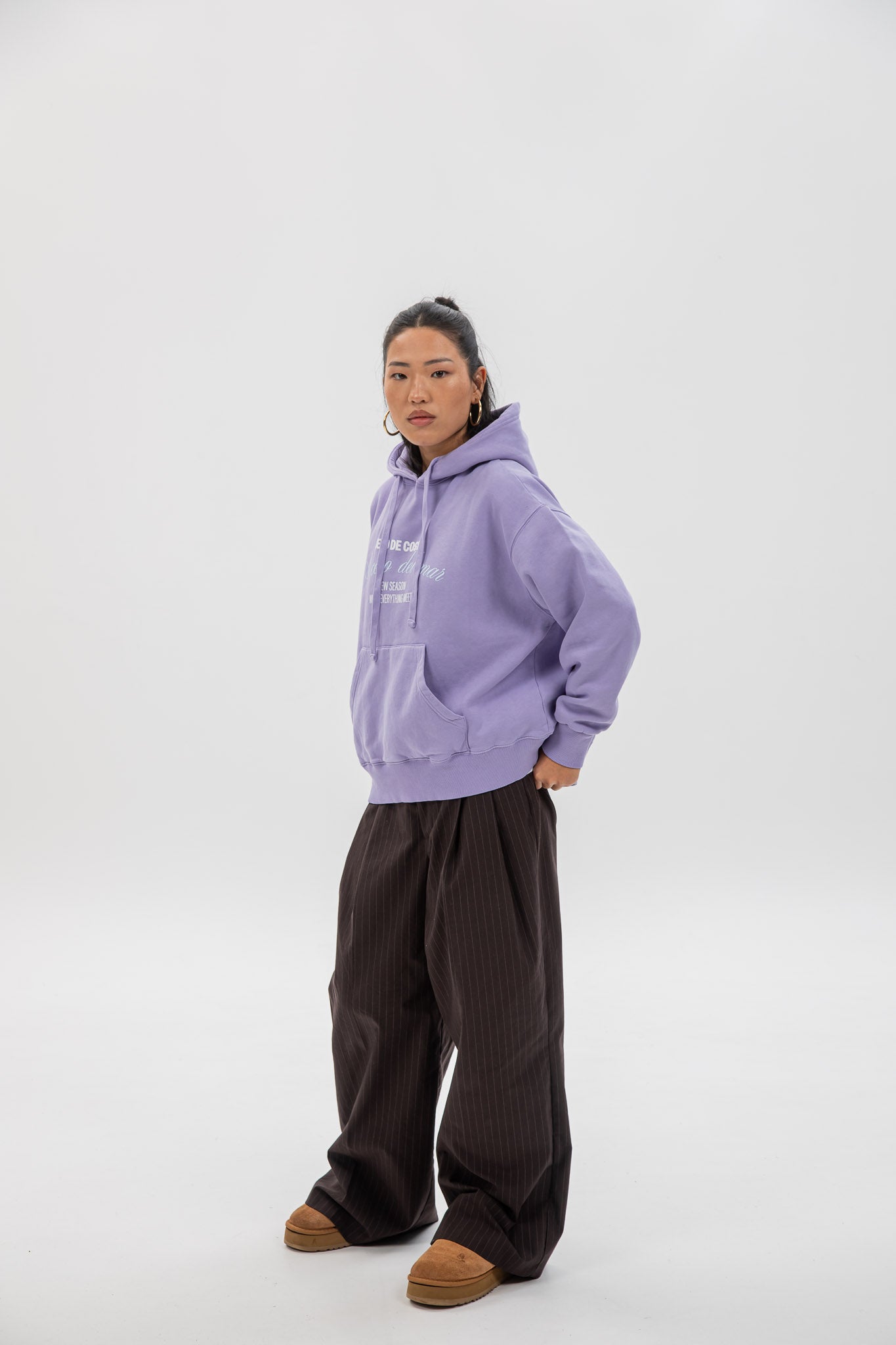 LILAC/MAUVE "SURF BEACHES" HOODIE