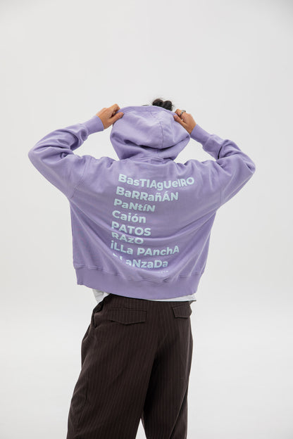LILAC/MAUVE "SURF BEACHES" HOODIE