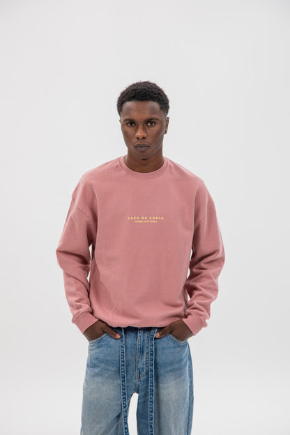 PINK/YELLOW "VILAGARCÍA" SWEATSHIRT