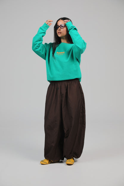 GREEN/ORANGE "FERROL" SWEATSHIRT