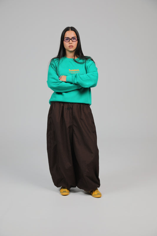GREEN/ORANGE "FERROL" SWEATSHIRT