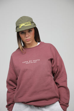 SUDADERA GRANATE FOTO SURF