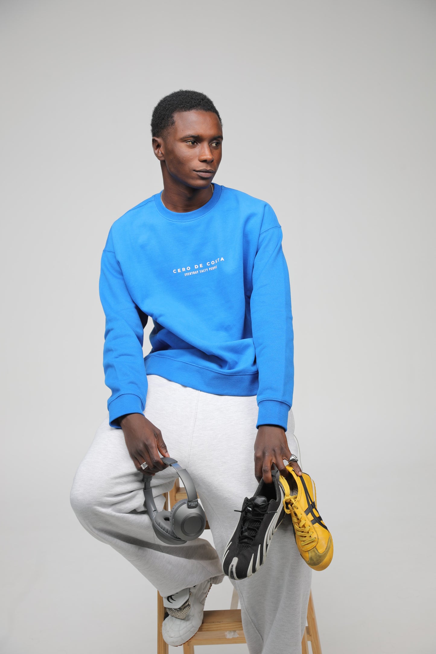 SUDADERA AZUL/SC "FOTO SURFERS"