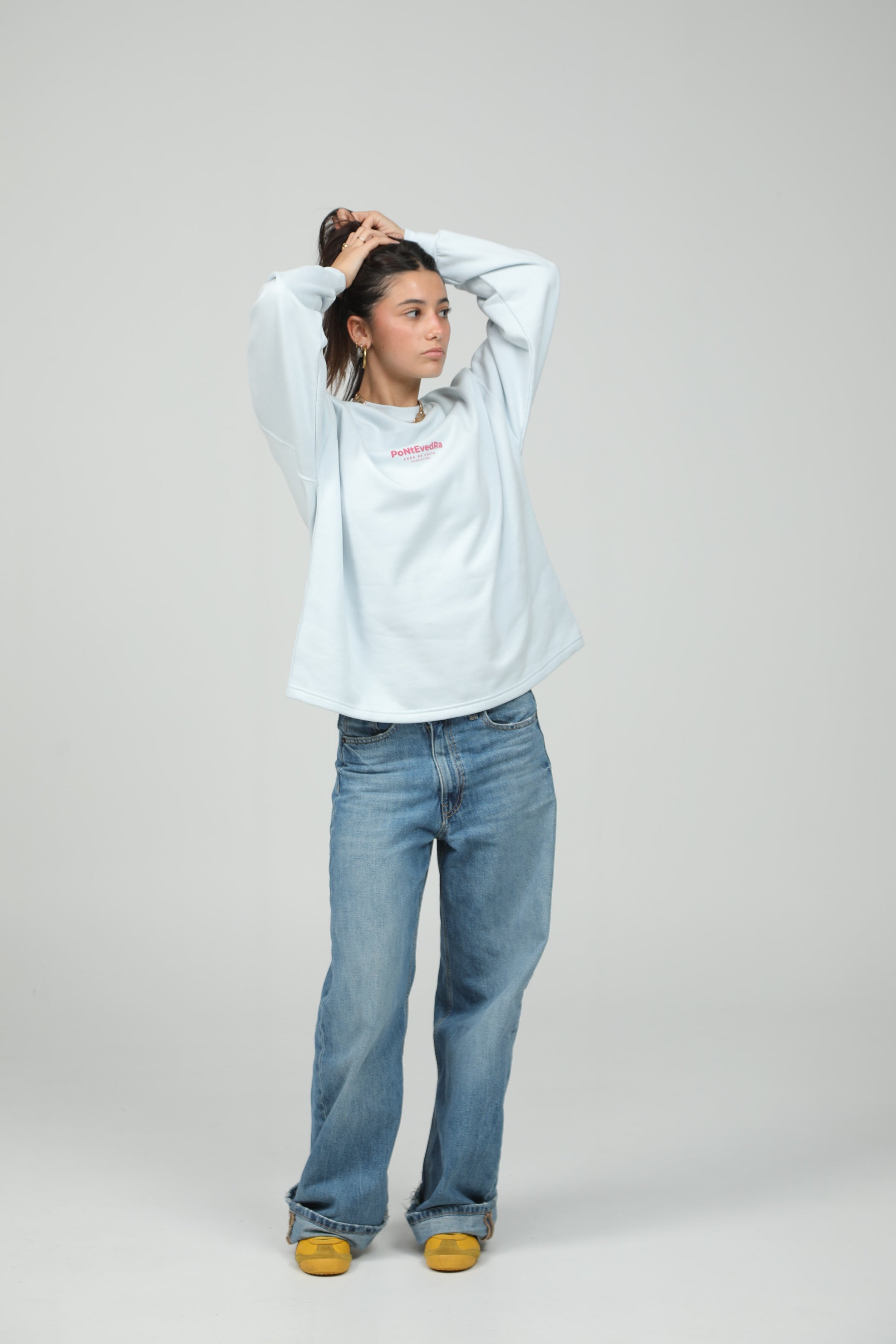 SUDADERA PONTEVEDRA CELESTE/FUCSIA SIN CENEFA