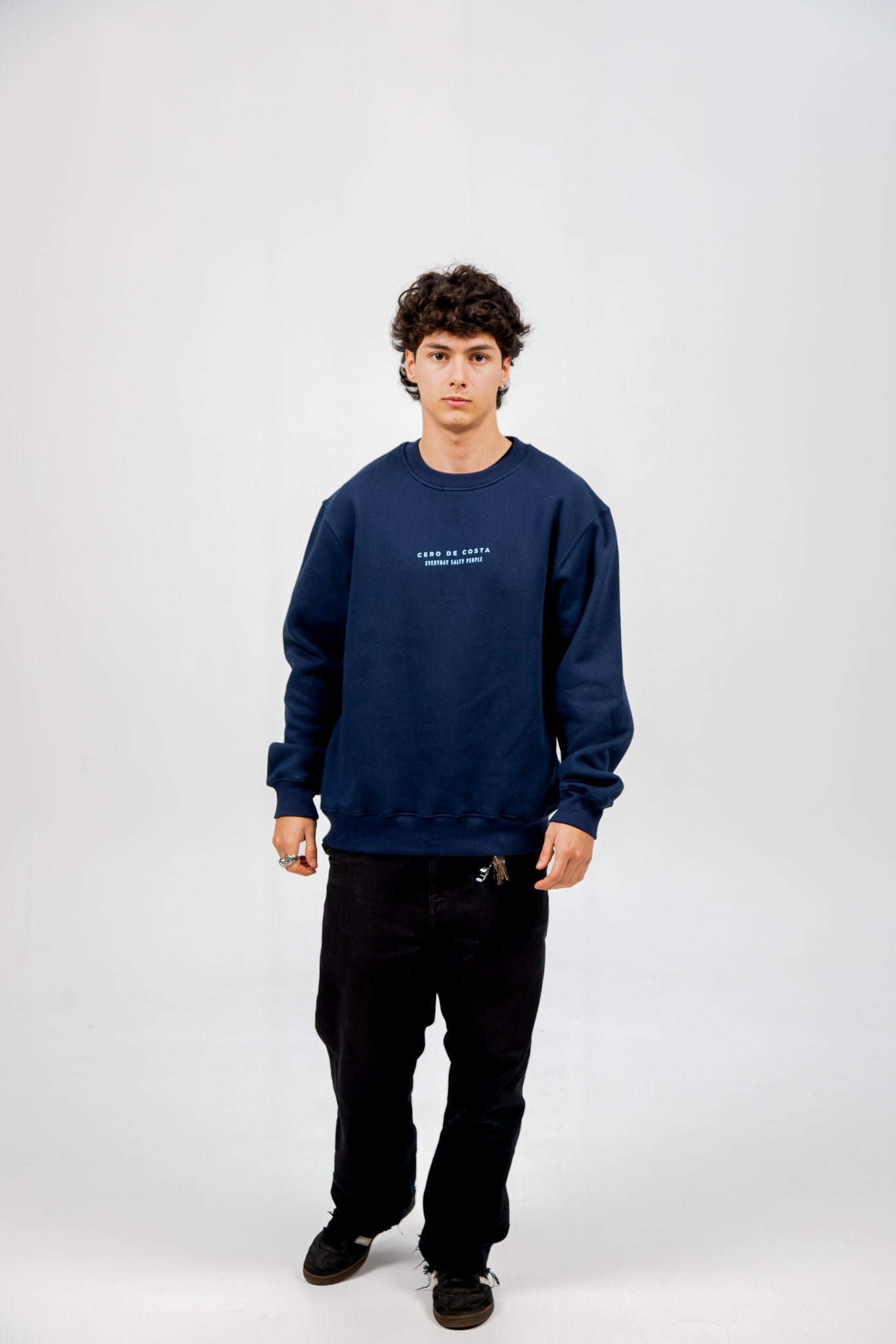 NAVY/LIGHT BLUE "VIGO" SWEATSHIRT