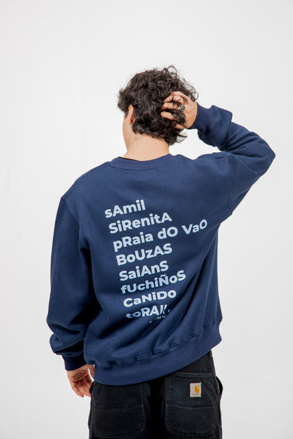 NAVY/LIGHT BLUE "VIGO" SWEATSHIRT