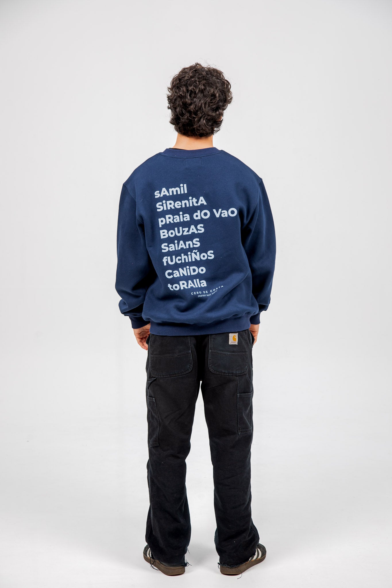 NAVY/LIGHT BLUE "VIGO" SWEATSHIRT