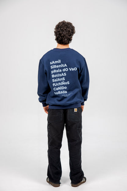 NAVY/LIGHT BLUE "VIGO" SWEATSHIRT