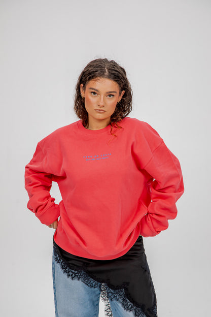 FUCHSIA/LIGHT BLUE SWEATSHIRT "AREA DA SECADA"