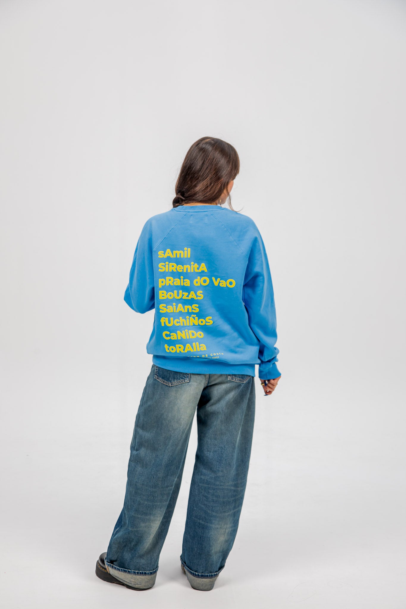 SUDADERA AZUL TIZA/AMARILLO "VIGO"