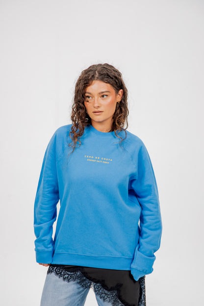 SUDADERA AZUL-TIZA/AMARILLO "VILAGARCÍA"