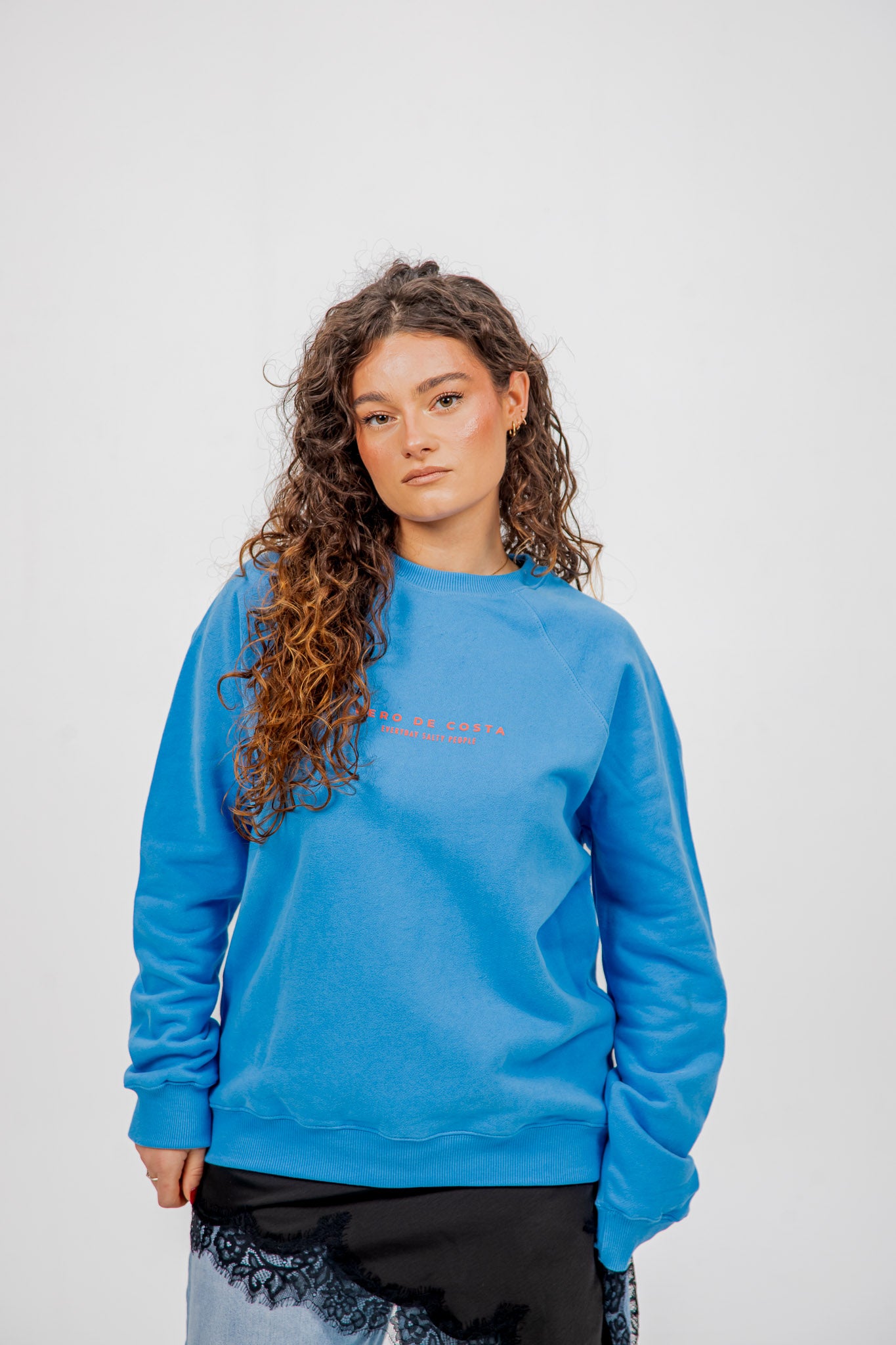 SUDADERA AZUL-TIZA/NARANJA  "PORTUGAL"
