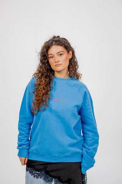 SUDADERA AZUL-TIZA/NARANJA  "PORTUGAL"