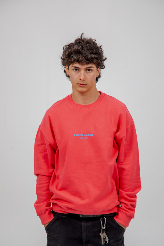 FUCHSIA/LIGHT BLUE "PONTEVEDRA" SWEATSHIRT
