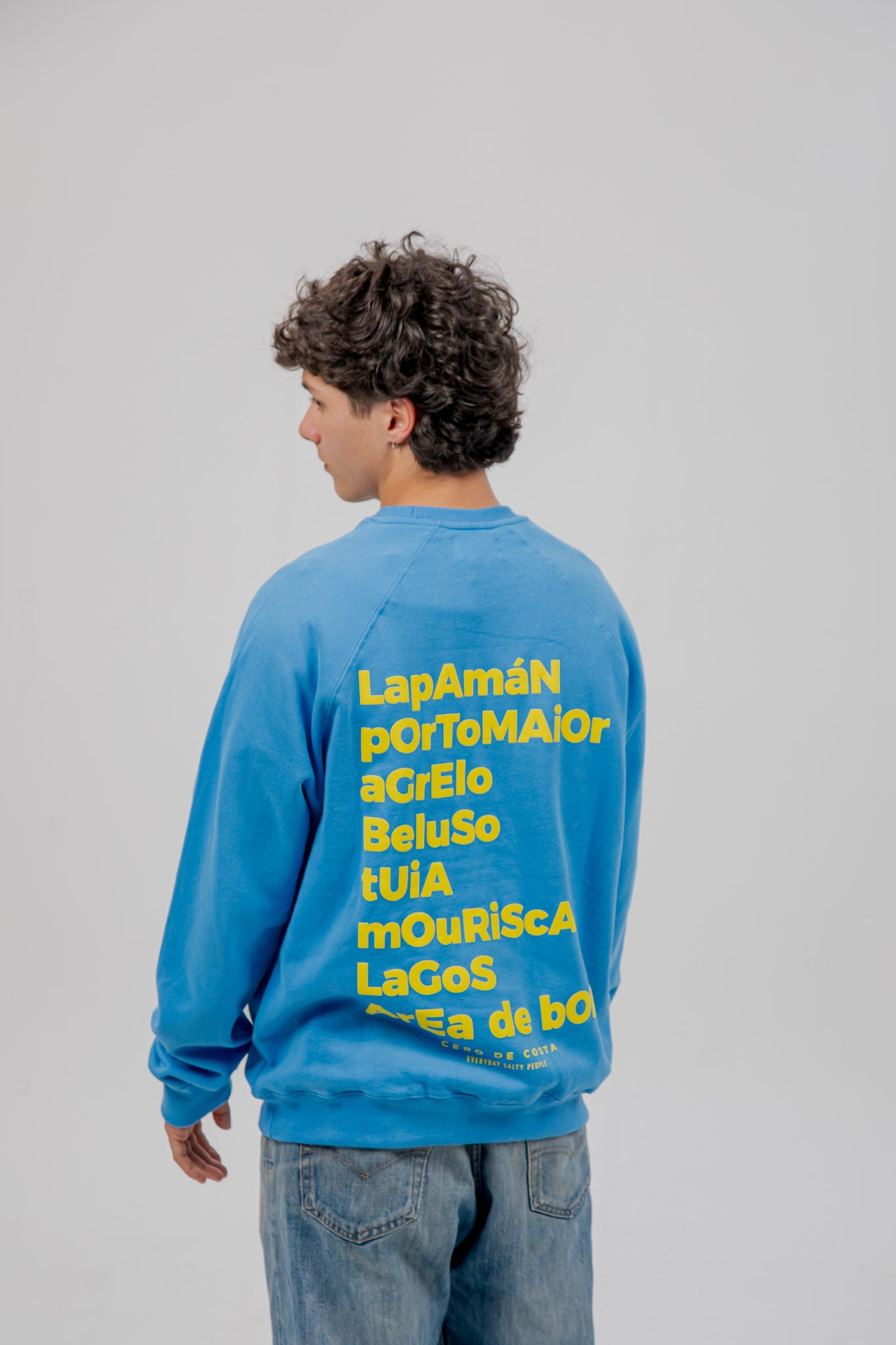SUDADERA AZUL TIZA/AMARILLO 
