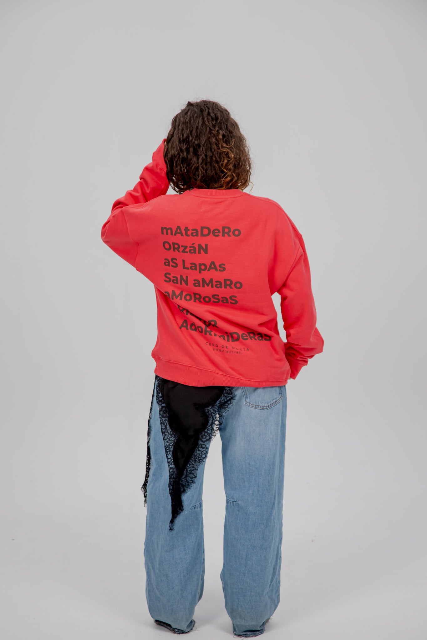 FUCHSIA/MAUVE SWEATSHIRT "LA CORUÑA"