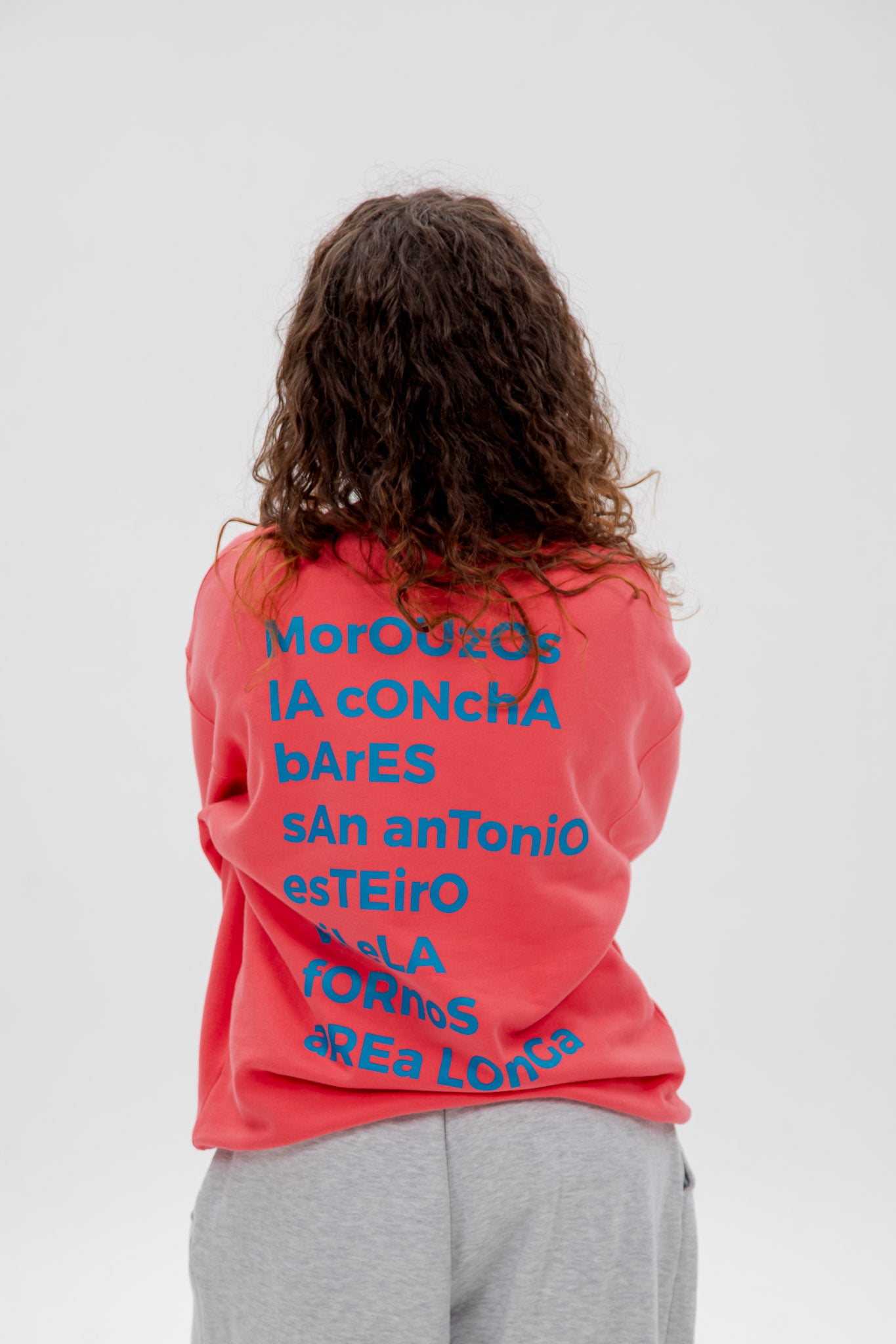 FUCHSIA/BLUE "ORTIGUEIRA" SWEATSHIRT