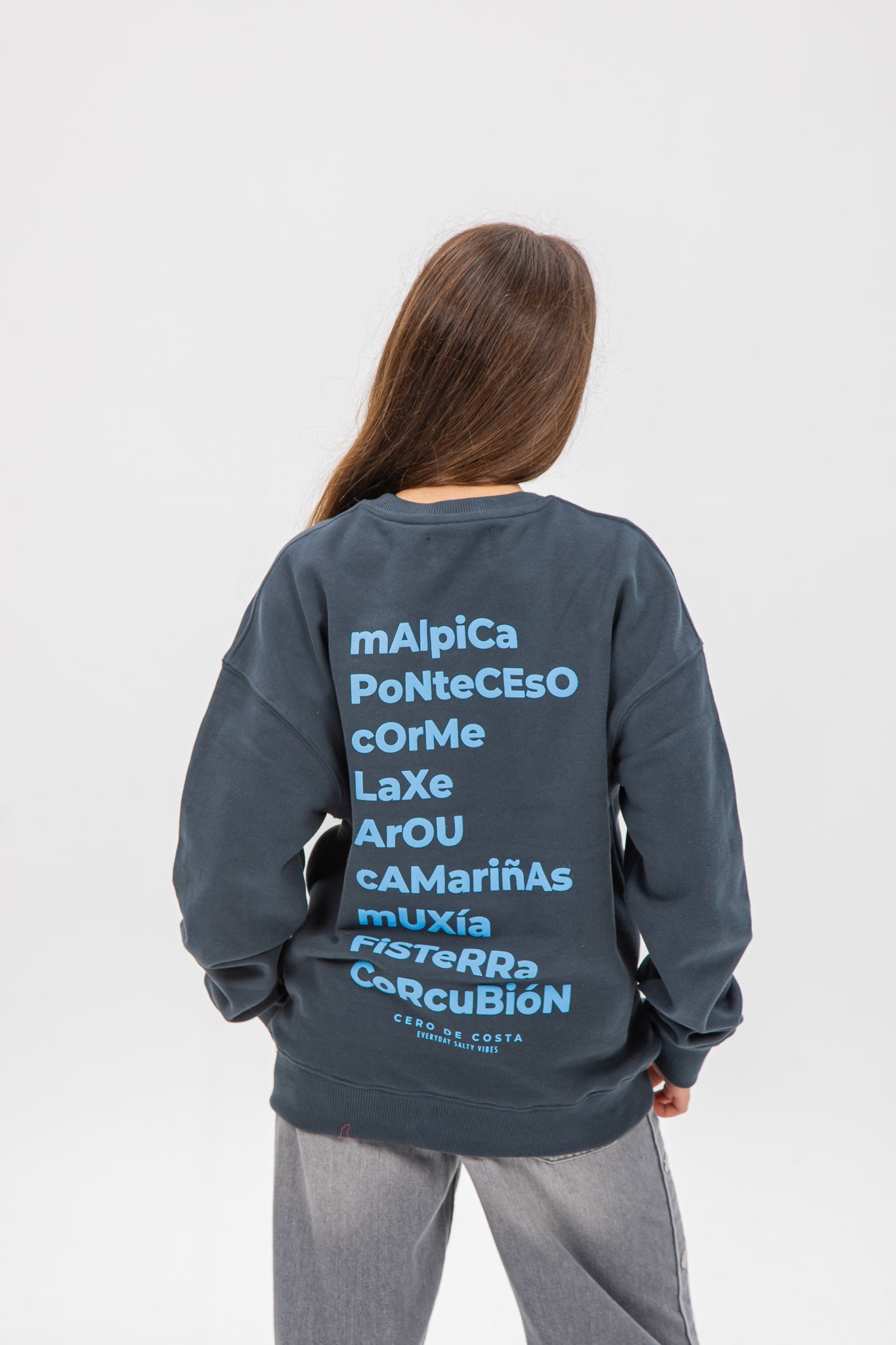 SUDADERA ANTRACITA/AZUL 