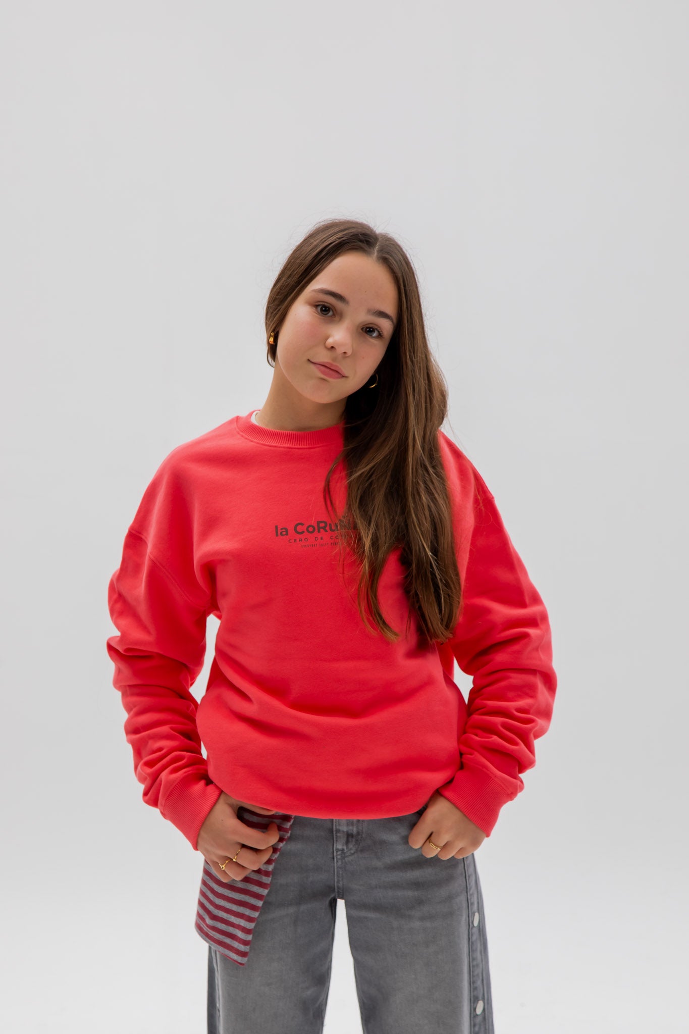 SUDADERA FUCSIA/MALVA "LA CORUÑA"
