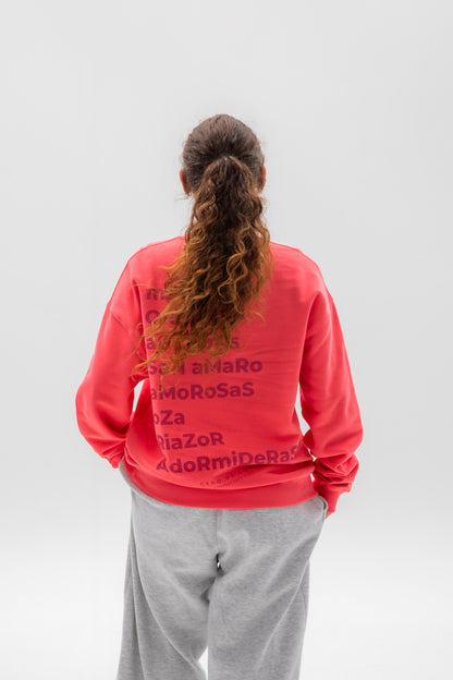FUCHSIA/VIOLET SWEATSHIRT "A CORUÑA"