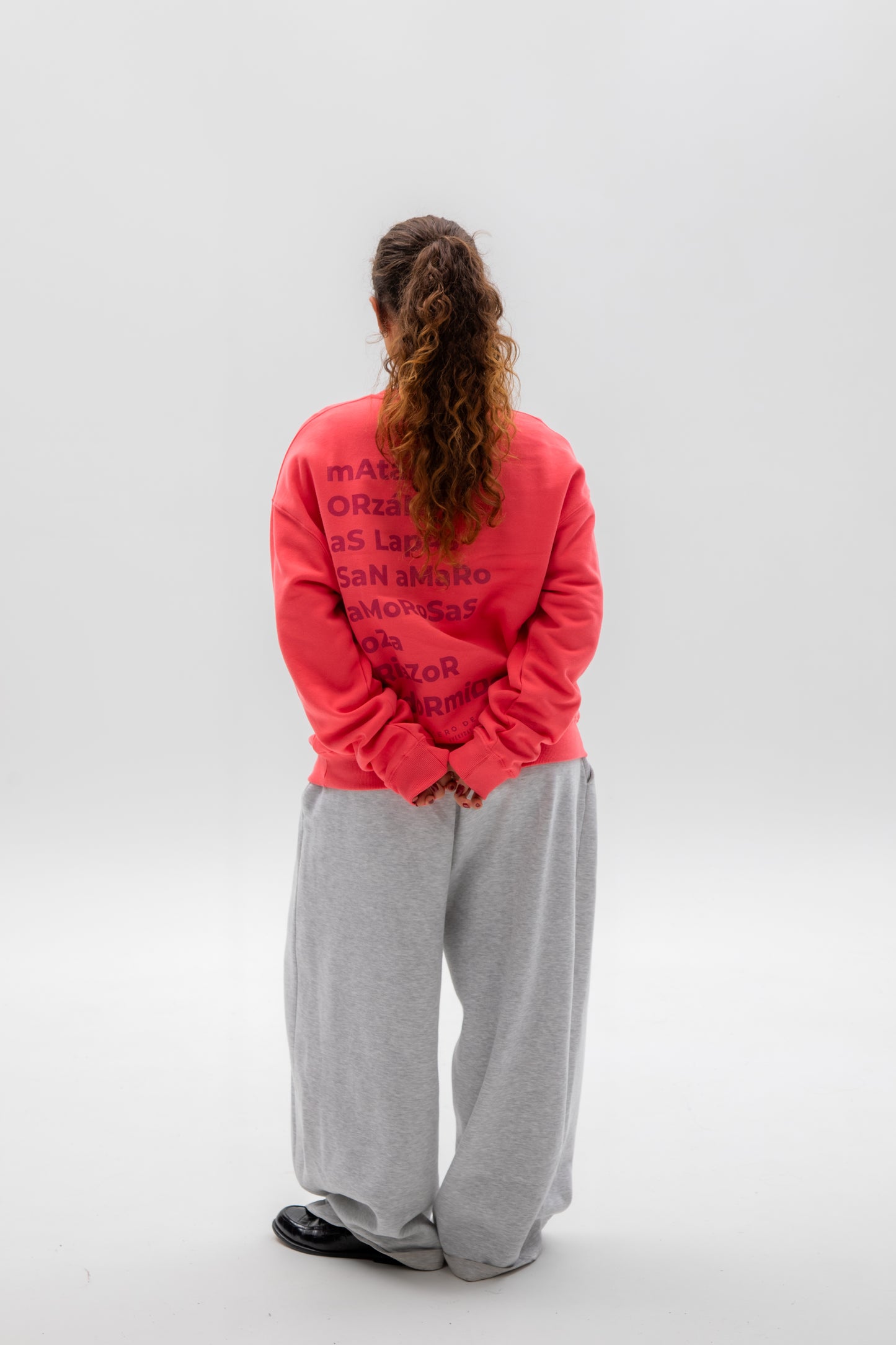 FUCHSIA/VIOLET SWEATSHIRT "A CORUÑA"